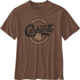 Carhartt - Script Graphic - T-shirt - Rood - Relaced Fit - 170 gsm