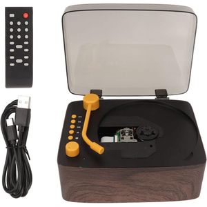 JHubers Goods - Draagbare Bluetooth CD Speler met USB AUX aansluiting en afstandsbediening - Voor Thuisgebruik, Reizen en Kinderen - HiFi Luidsprekers - Oplaadbaar