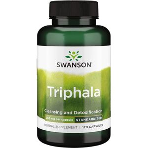 Swanson - Triphala - 40% tannine - Vrucht van Emblica - 250mg - 120 Capsules