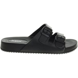 Igor - Verstelbare Slippers - Zwart