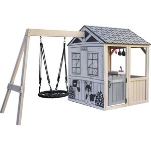 KidKraft Houten Savannah Swing Speelhuis voor buiten