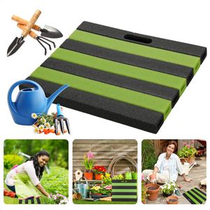 Cheqo® Kniemat Tuin -Knielkussen - Kniemat voor Klussen - Comfortabele Kniebescherming - Zwart/Groen - Tuinaccessoires