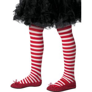 Smiffys - Striped Kinder panty - Rood/Wit