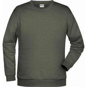 James And Nicholson Heren Basis Sweatshirt (Donkergrijs)