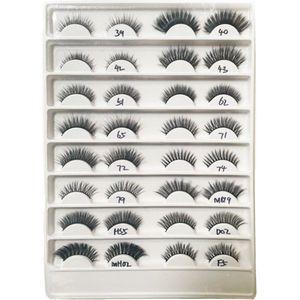 Individuele Wimpers - Wimperextensions - Cluster - Lashes - Naturel - Diy lashes - Stukjes wimpers - 16 segmenten
