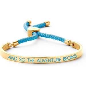 Key Moments 8KM BC0031 Open Bangle 5mm And So The Adventures Begins - blauw