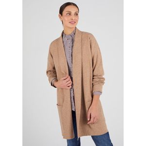 Damart - Thermolactyl vest met jas-stijl - Bruin - XS