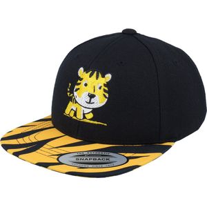 Hatstore- Kids Cute Baby Tiger Black Snapback - Kiddo Cap Cap