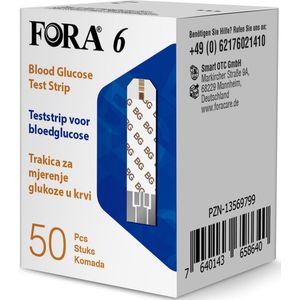 FORA 6 Glucoseteststrips + FORA Lancetten 30G (Combo Product XL)