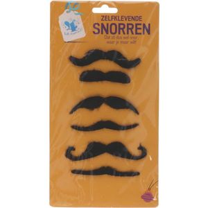 Nep snorren | Plak snor | Verkleden | Borat | Nepsnor | Nep snor | Zwarte snor