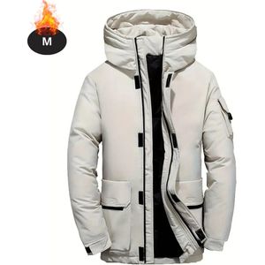 Livano Skipak - SkiBroek - Skijas - Ski Suit - Wintersport - Heren - Winter - Warm Fleece - Beige - Maat M