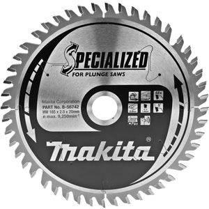 Makita Invalcirkelzaagblad voor Corian® | Specialized | Ø 165mm Asgat 20mm 48T - B-56742
