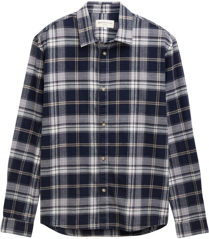 Tom Tailor - 1047348 - Overhemd - Ruit - Relaxed Fit