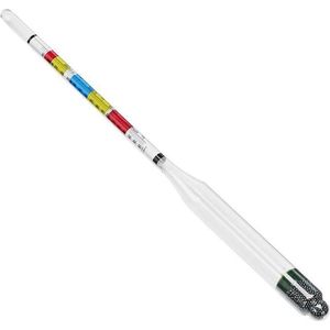 Brew Monkey® Hydrometer - Meten Alcohol percentage - SG Meter - Alcohol Meter - 3 schalen - Bierbrouwpakket Tool