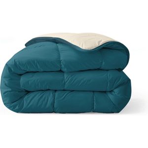 Zelesta Royalbed Midnight & Sand Beach 240x200cm - Dekbed zonder overtrek - 30 dagen proefslapen - Wasbaar hoesloos dekbed - Bedrukt dekbed - All year zomerdekbed & winterdekbed