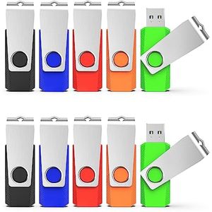 64 GB USB-stick, 10 stuks, USB 3.0, Hoge Snelheid Flash Drive voor Laptop en PC