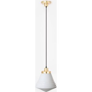 Art Deco Trade - Hanglamp aan snoer Luxe School Medium 20's Messing