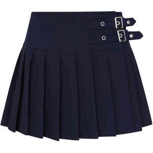 Banned - Darkdoll Korte rok - L - Donkerblauw