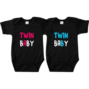 Twin Baby - Maat 56 - Romper zwart