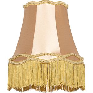 QAZQA granny - Retro Lampenkap - Ø 30 cm - Goud/messing -