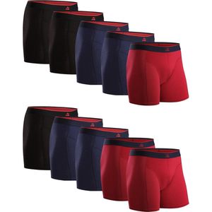 DANISH ENDURANCE - Boxershorts - Bamboe Viscose - Heren Ondergoed - 10 Pack - Meerkleurig