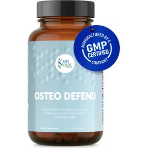 MD Logic Health Osteo Defend - Supplement voor Botgezondheid - 90 Vegetarische Capsules