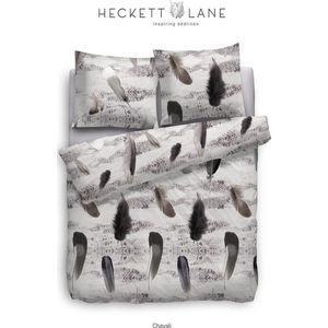 Heckett & Lane Chavali Dekbedovertrek - Lits-jumeaux - 260x200/220 cm - Naturel