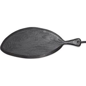 Tapasplank - broodplank hout - zwart - organische vorm - by Mooss - 55 x 22 cm
