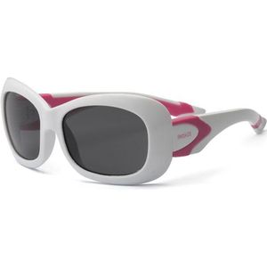 Real Kids - Breeze - Kinder zonnebril - 100% UVA & UVB bescherming UV400 - White/Pink  - Polarised - maat 7 - 10 jaar
