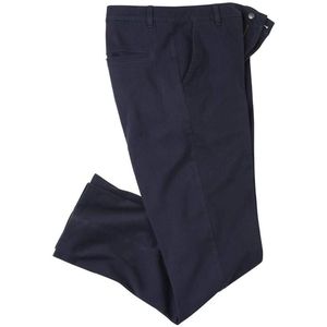 ATLAS FOR MEN - Nachtblauwe stretch chino - Heren - Verkrijgbaar in grote maten - W40