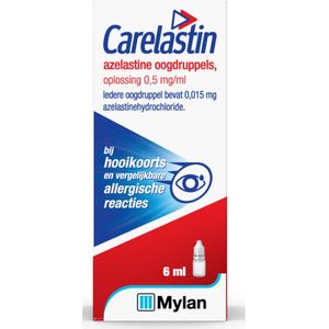 Carelastin Oogdruppels bij Hooikoorts - 3 x 6 ml - Voordeelverpakking