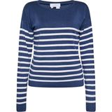 usha - Pullover - Gestreept - Ronde Hals - Lange Mouwen