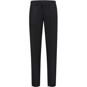 GENTS - Pantalon structuur - Polyblend - Blauwbruin - Maat 46/M