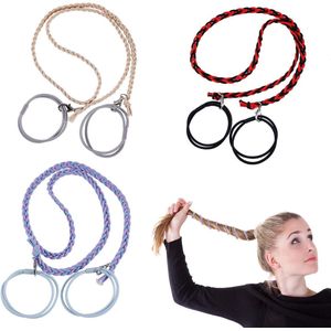 Nordivar - Elastische Haarelastiekjes voor Lang Dik Haar - Sport Duiken Paardrijden - 3 stuks