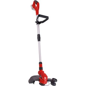 FERM - AX-POWER - GTM1004 - Accu - Grastrimmer - 20V - Telescopische steel - Steunwiel - Verdraaibare kop - Kantelbare steel - Plant beschermbeugel - Instelbare handgreep - Veiligheidsschakelaar - Zonder accu en lader - Snoerloze grasstrimmer