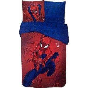 Marvel - Spiderman - Dekbedovertrek - 140x200 Cm - Eenpersoons - 100% Katoen.