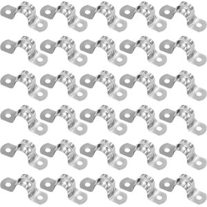 Buisklemmen van roestvrij staal 304 - 16 mm - 30 stuks voor waterslangen en gasslangen