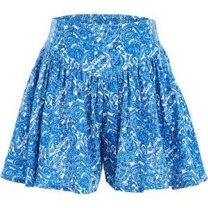 WE Fashion Regular Fit Casual Short Blauw