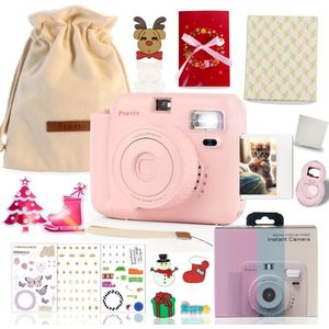 Livano Digitale Foto Camera - Roze - Oplaadbaar - Met Printer