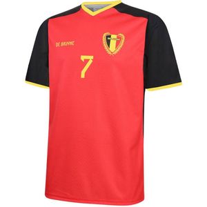 Belgie Voetbalshirt De Bruyne Thuis - WK 2026 - Voetbalshirts Kinderen - Jongens en Meisjes - Sportshirts - Volwassenen - Heren en Dames-104