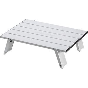 Campingtafel Micro - aluminium - zilver - compact en lichtgewicht - HTML content nodig vouwtafel