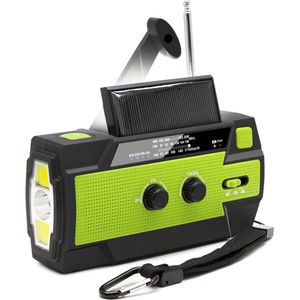 Garpex® Draagbare Noodradio - Solar Opwindbaar - Powerbank - Dynamo Solar - Multifunctioneel - Camping Radio