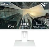 Nilox NXM24REGWEB01W computer monitor 60,5 cm (23.8") 1920 x 1080 Pixels Full HD LED Wit