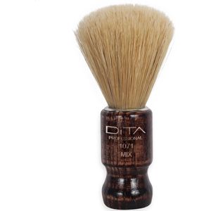 Dita Professionals - Nekborstel - Natuurlijke borstelharen - Professionele Baard-nek kwast - 1071MIX