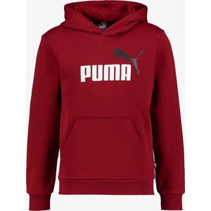 Puma ESS 2 Col Big Logo FL kinder hoodie rood - Maat 164/170