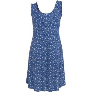 Debbie Morgan Jurk - Royal Blue Bloemetjes - M