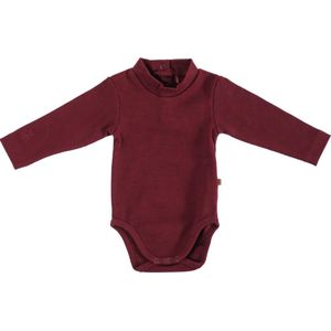 MXM Baby romper- Turtleneck- Lange mouwen- Bordeaux- Maat 56