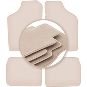 PREMIUM beige matten voor: Volkswagen Polo II coupé, hatchback, sedan 1981-1992