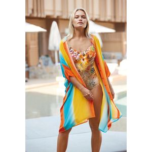 Sunflair strandblouse – viscose – multicolor – luchtig & elegant - Maat M