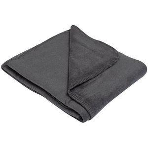 New Baby - Baby Essentials - Katoenen Deken - 75x100 cm - Donkergrijs - Ademend - Zacht - Verstelbaar - Comfortabel - Veilig